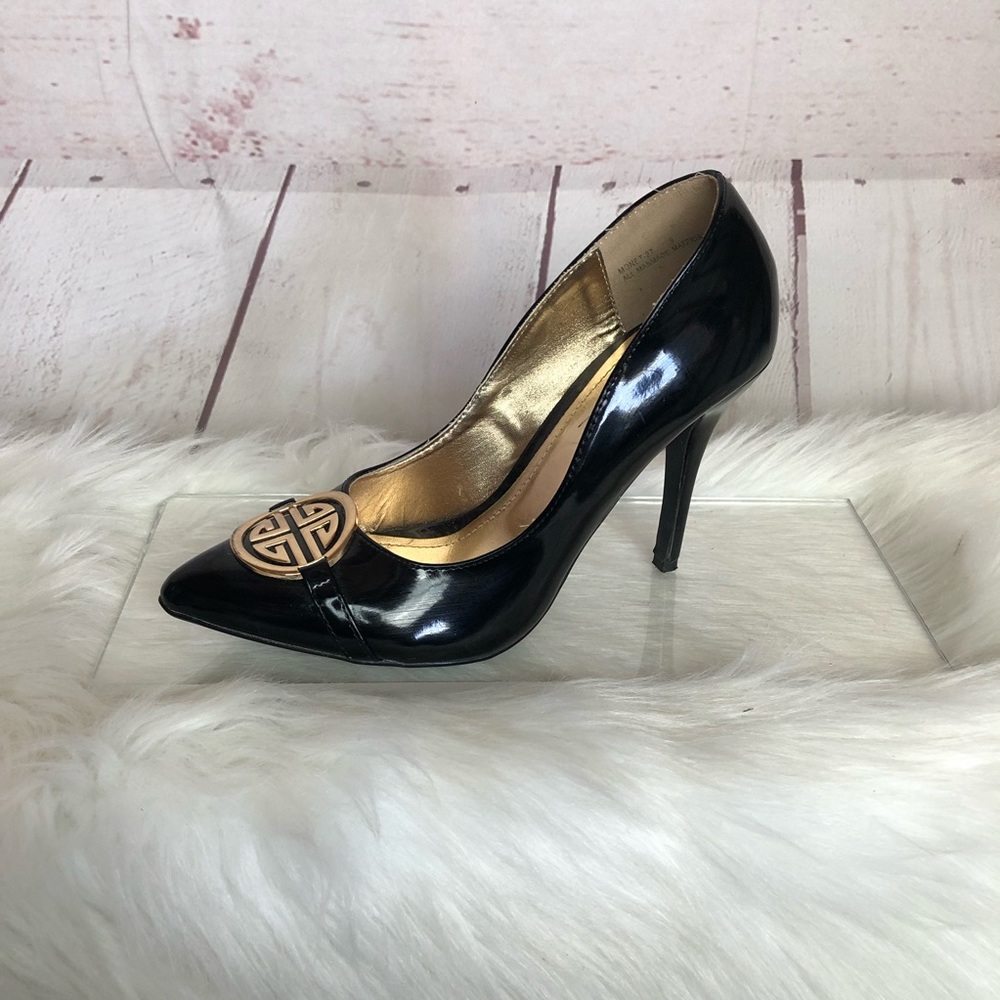 Anne Michelle Black Heels Size 9